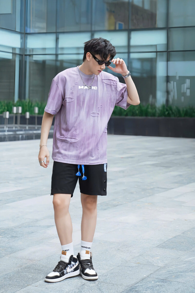 𝑻𝙃𝑬 𝑴𝘼𝑮𝙄𝑪 SPILL T-SHIRT– PURPLE