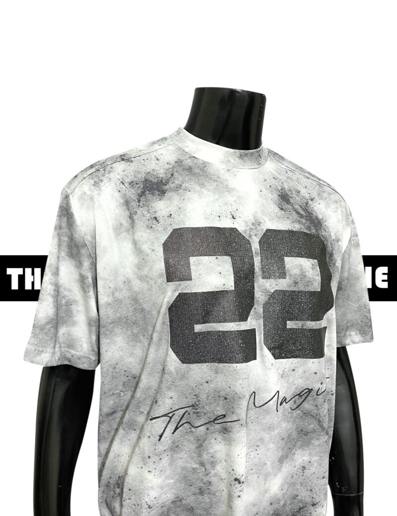 NUMBER T-SHIRT GRAY