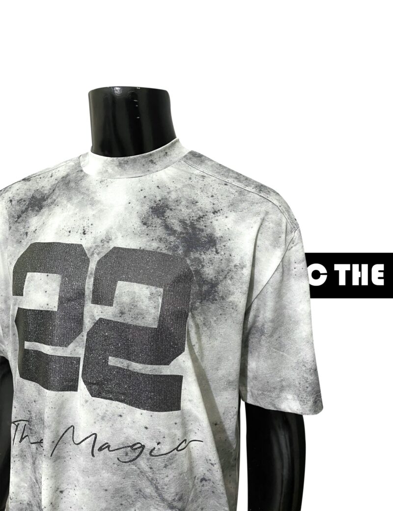 NUMBER T-SHIRT GRAY