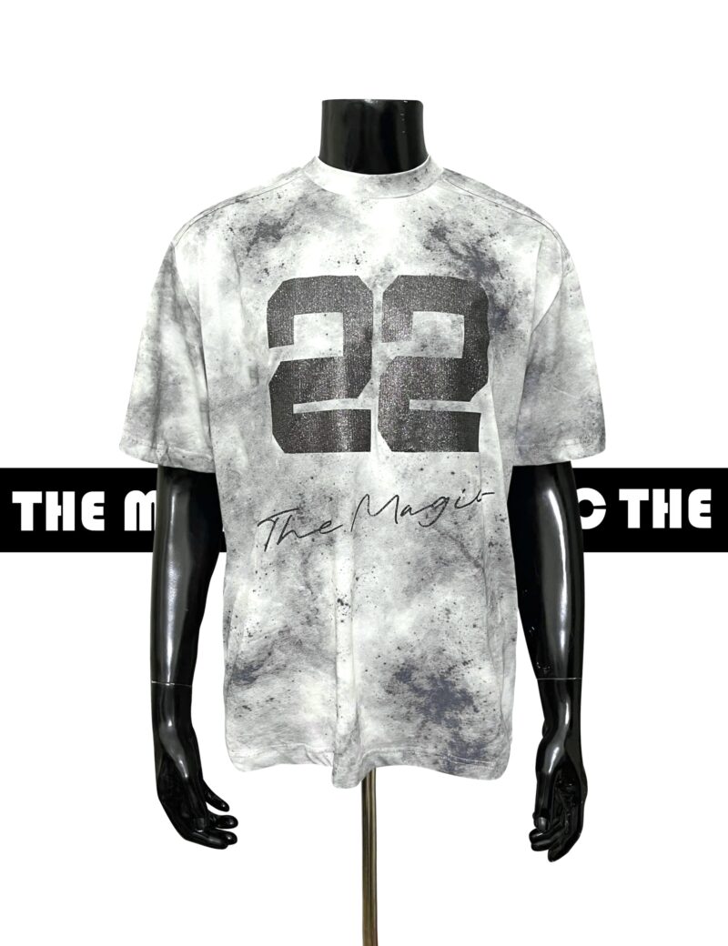 NUMBER T-SHIRT GRAY